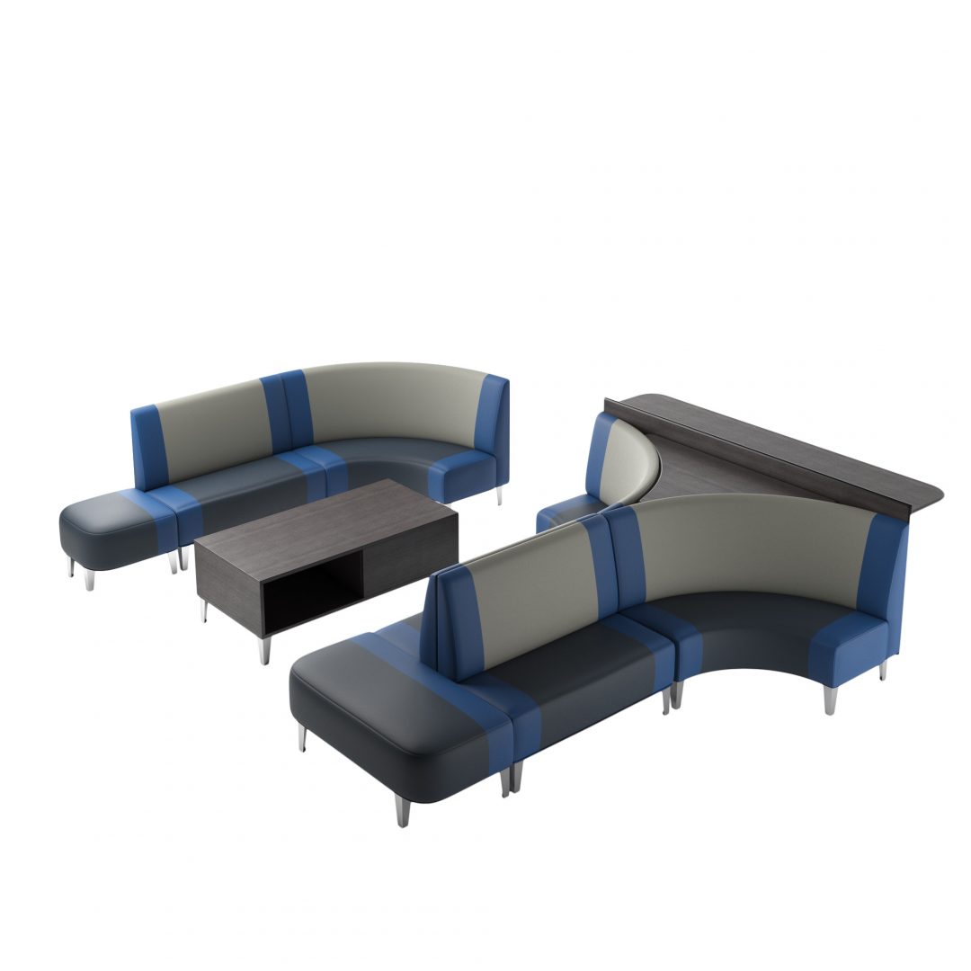 bowling alley sofa layout