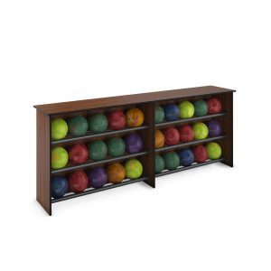 commercial bowling ball storage rack for 30 balls