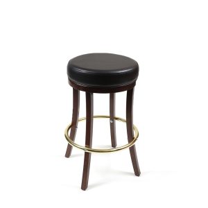 commercial backless barstool with footring