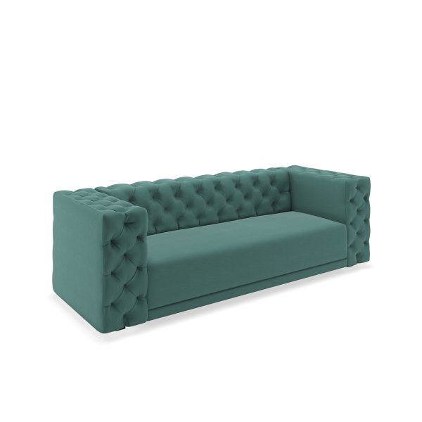 Tribeca Sofa with diamond tufting for bowling alleys