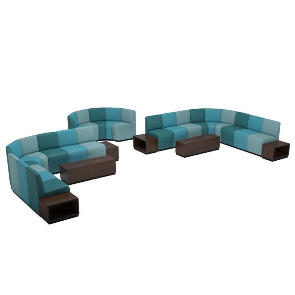 commercial magnetic bowling sofa with tables