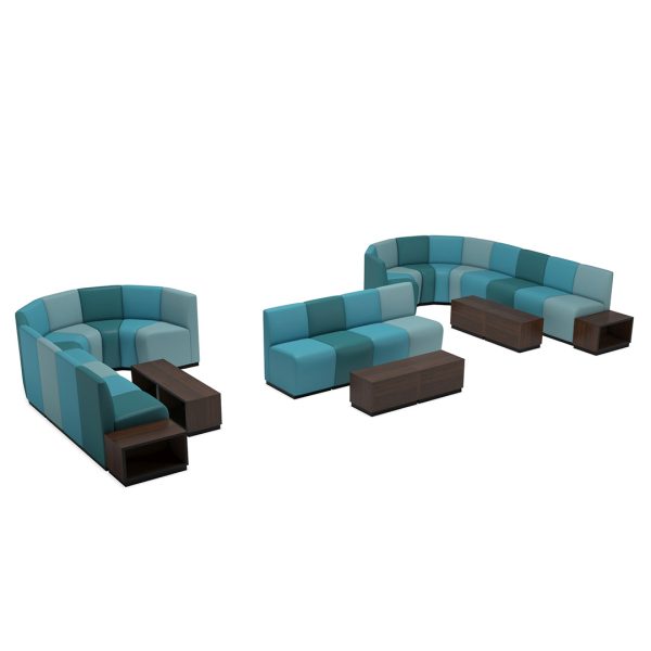 commercial magnetic bowling sofa with tables